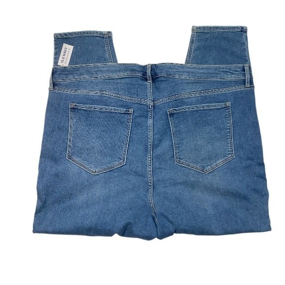 Old Navy Jeans High-Waisted Rockstar Super-Skinny Blue Plus Size 24 - Picture 16 of 16